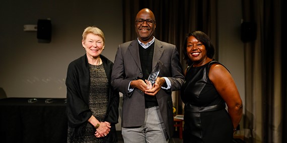 Marvin Doyley Receives the Advocacy and Action Award