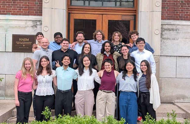 A group of students posing for the camera.