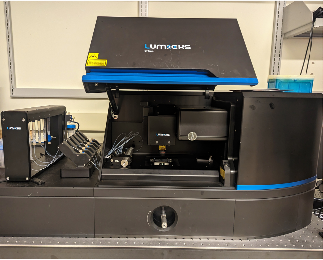 LUMICKS C-Trap Dymo optical tweezers system.