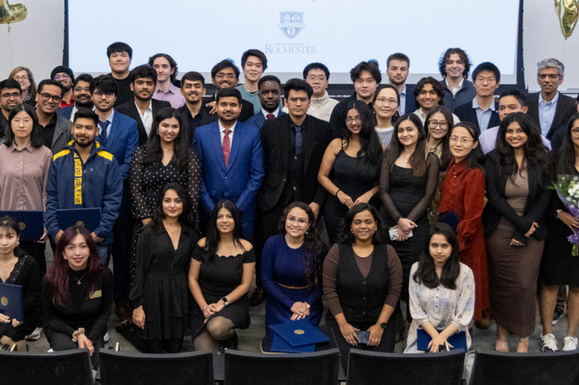 A large group of people posing for the camera.