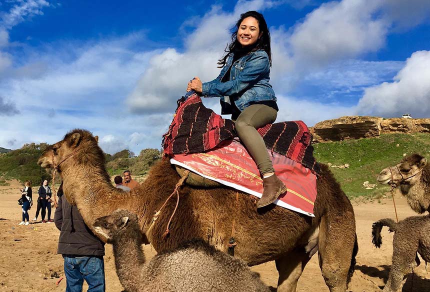 Gina Bolanos '18 Visit to Morroco while study abroad in Madrid, Spain.