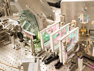 Laser experiment.