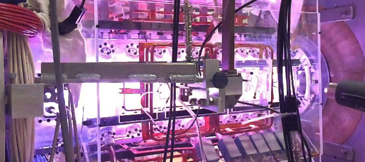 A plasma discharge in the Princeton Field Reversed Configuration experiment